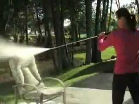 Cleaning Outdoor Furniture with a Pressure Washer
