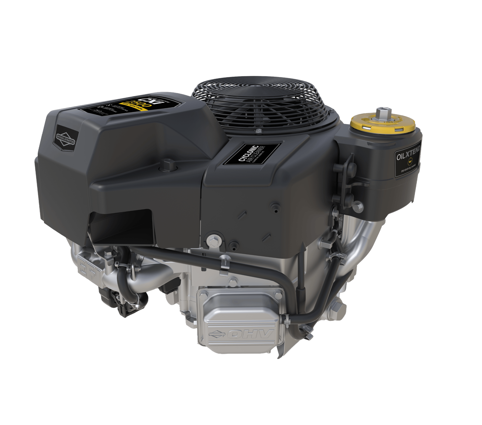 Briggs & Stratton CXi Series V-Twin engine featuring the Oil Xtend System